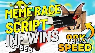  Meme Race Script 2024-2025 | Auto Farm  Infinite Wins  Speed Hack  Keyless & No Ads! 