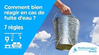 Fuite d'eau : que faire ? Les bons réflexes - MesDépanneurs.fr