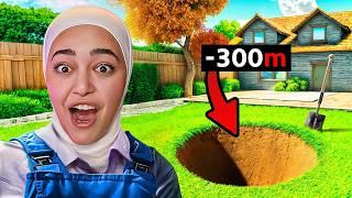 حفرة اكبر حفرة بالارض ( وصلت للكنز)  Digging A Hole full game