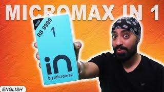 Micromax IN 1 - Pure Android Experience - Unboxing / Impressions with Camera Samples 