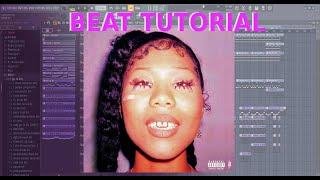 how to make a beat for 'HER LOSS' by Drake and 21 Savage (beat tutorial) (w/ FLP)