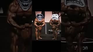 Markus Ruhl VS Ronnie Coleman posing at Mr Olympia #shorts #viral