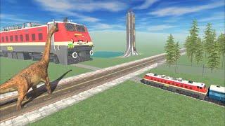 Found Giant Train - Indian Bike Driving 3D