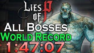 I Got EVERY Glitchless Record! Lies of P All Bosses Glitchless in 1:47:07
