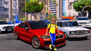 ОПЕРСКАЯ ЕЗДА В GTA 5 - ОБЗОР НА МОЙ АВТОПАРК! BMW M5 F10, ВАЗ 2107 И ДРУГИЕ! ВОТЕР