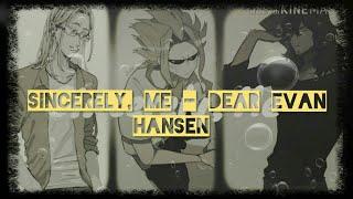 [SWITCHING VOCALS] Sincerely, Me - Dear Evan Hansen (Hizashi Yamada, Toshinori Yagi, Shota Aizawa)