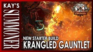 PoE 3.16 - Ziz Krangled Gauntlet & testing new starter build - Showcase & Build Overview