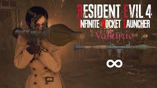 Resident Evil 4 Remake - Infinite Rocket Launcher Only in Valkyrie Mod Full Gameplay