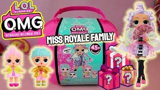 LOL OMG Surprise Unboxing 45 Surprises! Miss Royale Family | LOL Surprise Dolls OMG Dolls