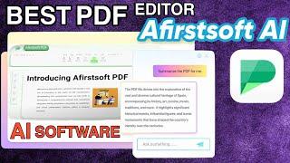 All-in-One PDF Tool | Afirstsoft PDF - PDF Editor With AI Technology