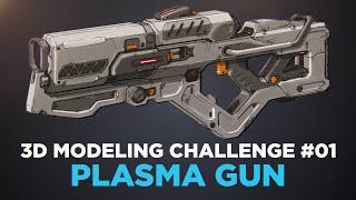 3D Modeling Community Challenge #01 - Plasma Gun