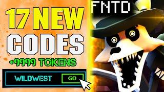 *NEW CODES* ROBLOX FIVE NIGHTS TD CODES 2024 | FNTD CODES | FNTD WILD WEST EVENT