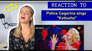 Voice Teacher Reacts to Polina Gagarina (Поли́на Гага́рина) sings Katiusha (Катюша) Singer 2019