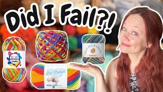 I Tried To Find The PERFECT Rainbow Yarn (again)