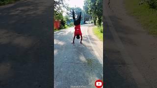 Road Dangerous Stunt Flip  #reaction #stunt #himanshu #shorts #flipstunt