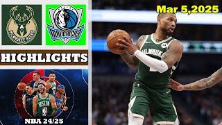 HIGHLIGHTS | Milwaukee Bucks vs Dallas Mavericks | NBA Today