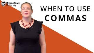 "When To Use Commas": Oregon State Guide to Grammar