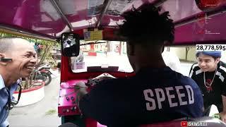 IShowSpeed Crashes tuk-tuk in Thailand., IShowClips #ishowspeed