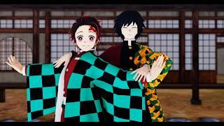 Giyu & Tanjiro x Muinezo - KALAMI MANGLABA - ( MOTION DL ) - MMD #demonslayer