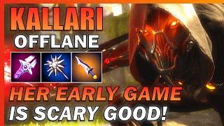 DO NOT UNDERESTIMATE the INSANE DAMAGE Kallari has early game now! - Predecessor Offlane Gameplay