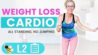 25 Minute Low Impact WEIGHT LOSS Cardio Workout for Women Over 50