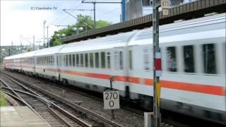 E-Lok 101 123 - Durchfahrt im Bahnhof Hamburg Bergedorf - Eisenbahn TV