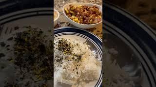 My simple meal. #simple #yummy #rice ️