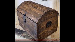 Pirate's chest. Quick and easy. DIY. Сундук пирата своими руками