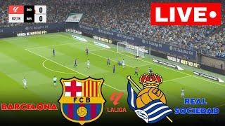 LIVE : Barcelona vs Real Sociedad | LALIGA 2024 | Live Stream