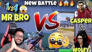 MR BRO Vs CASPER GAMING AND WOLFY GIRL || PUBG MOBILE SRI LANKA || Bomta gaming