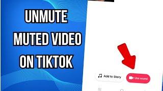 How To Fix Muted Video On Tiktok