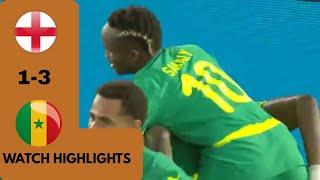 SENEGAL VS ENGLAND(3-1)-INTERNATIONAL FRIENDLY-GOALS&HIGHLIGHTS