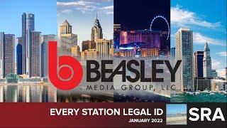 Beasley Media Group Every Station Legal ID (January 2022)