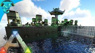 2 Men 1 Base Raid the ARKatraz the Prison Base Built Over the Ocean! E38 ARK Survival Evolved