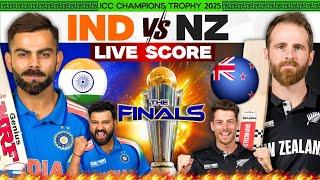 LIVE: India vs New Zealand Final Live Match | Champions Trophy 2025 | IND vs NZ Live Score Update