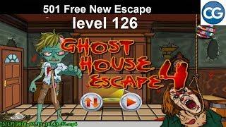 [Walkthrough] 501 Free New Escape Games level 126 - Ghost house escape 4 - Complete Game