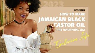 How to make Jamaican Black Castor Oil the Traditional Way - Rooted Treasure