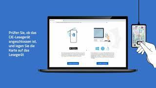 „Anmeldung mit CIE“ Stufe 3 im Desktop-Modus – Deutsch