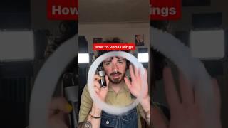 How to Pop O Rings #tutorial