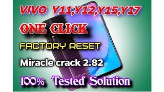 Vivo Y11,y12,Y15,Y17 Pattern Lock Remove With Miracle Crack 2.82 100% solution