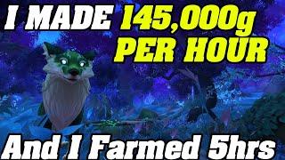 I Farmed For 5 Hours And Made 145k PER HOUR | Shadowlands Goldfarm