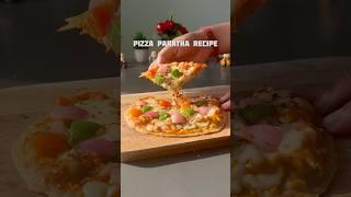 Healthy Pizza Paratha Recipe #shorts #pizza #paratha #cheese