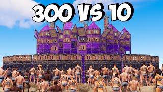 300 vs 10! Я СОБРАЛ АРМИЮ ПОДПИСЧИКОВ ПРОТИВ КЛАНА КИТАЙЦЕВ в РАСТ/RUST