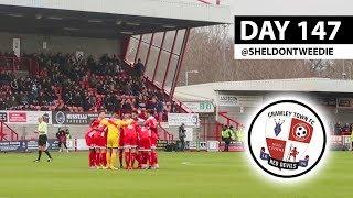 WATCHING MY FIRST CRAWLEY TOWN FC GAME *MATCH FOOTAGE*