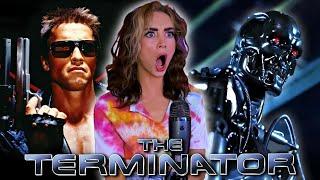 FIRST TIME WATCHING * THE TERMINATOR (1984) * MOVIE REACTION!! THIS HAD ME SHOOK ft. MY DOGS!