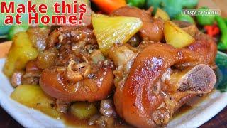 Yummy Pork PATA Hamonado, THE SECRET OF COOKING SUPER Tender & JUICY PORK. Easy way to cook Pork