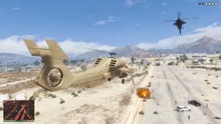 GTA 5 - Trevor Hunter Raid on Smugglers + Ten Star Escape