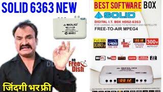 Solid 6363 Set Top Box Full HD Mpeg4 Set Finder | DD Free Dish Solid 6363 New