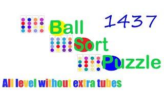 Ball Sort Puzzle Level 1437  All level without extra tube Game Walkthrough