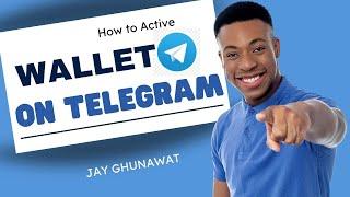 How to active telegram wallet | Telegram par wallet kaise active kare | Jay Ghunawat